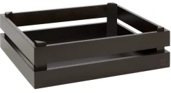 Caisse GN1/2 bois brun 35x29x10,5 cm Superbox - APS Best