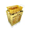Caisse plastique beige 60x38x15,5 cm 28 L Sans couvercle - GILAC Outlet
