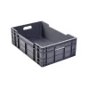 GILAC Caisse pleine Sans couvercle blanc plastique 60x40x20 cm 40 L fond plein parois ajourées Discount