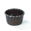 Aucune Caissette marron Ø 5,4 cm 4 cm (250 pièces)
