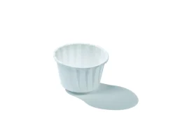 Caissette rond blanc Ø 3,8 cm 8,8 cm 3 cl (100 pièces) - Aucune Hot