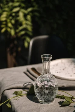 Carafe verre cristallin 75 cl Craquelee - LA ROCHERE New