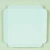 Aucune Carré rainé blanc 13x13 cm (250 pièces) Outlet