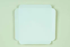 Aucune Carré rainé blanc 13x13 cm (250 pièces) Outlet