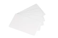 Carte PVC rectangulaire blanc 86x54 mm (500 pièces) - EDIKIO
