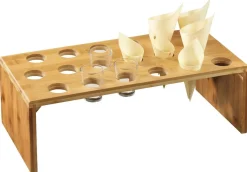 Carton de 1000 cônes bois Ø 6 cm 17 cm x 12 cm Oxstal (1000 pièces) - EARTH ESSENTIALS