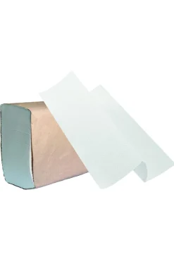 Aucune Carton de 20 paquets d?essuie-mains pliés en Z blanc 19,4 cm Renovelar Sale