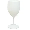 Carton de 66 verres à pied réutilisables blanc polypropylène (pp) 25 cl - Aucune Online