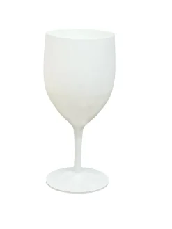 Carton de 66 verres à pied réutilisables blanc polypropylène (pp) 25 cl - Aucune Online