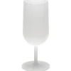 Aucune Carton 110 verres à pied réutilisables givrés polypropylène (pp) 18 cl Outlet