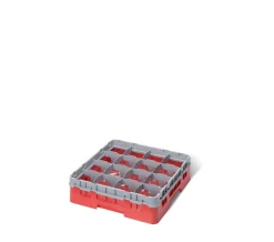 CAMBRO Casier de lavage 16 compartiments 50x50x22,5 cm 10,9 cm 19,4 cm Camrack Online