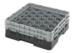 CAMBRO Casier lave-verres 30 compartiments 50x50x18,4 cm 7,94 cm 13,3 cm Camrack Hot