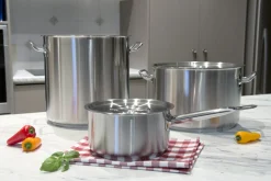 Casserole inox Ø 24 cm 12 cm 5,4 L Ecoplus - PRO.COOKER Sale