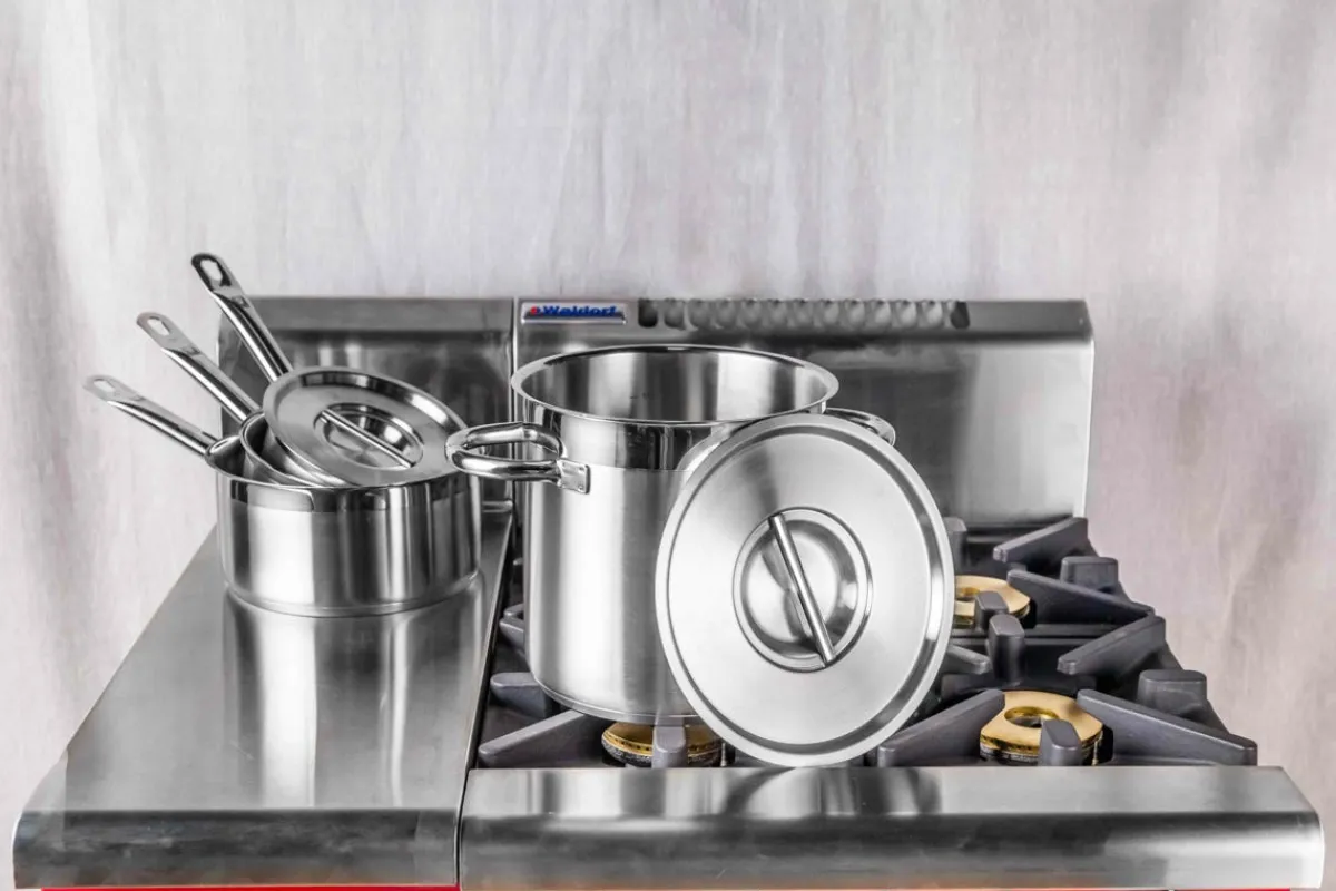 Casserole inox Ø 24 cm 12 cm 5,4 L Qualiplus - PRO.COOKER