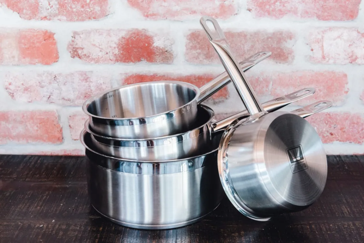 Casserole inox Ø 24 cm 12 cm 5,4 L Qualiplus - PRO.COOKER