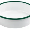 Cassolette blanc acier émaillé Ø 18 cm - Aucune New