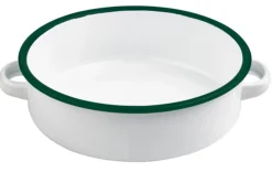 Cassolette blanc acier émaillé Ø 18 cm - Aucune New
