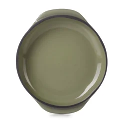 Cassolette rond vert porcelaine culinaire Ø 14 cm  Caractère - REVOL Discount