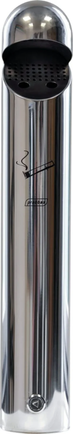 Cendrier avec toit inox 18/10 Ø 7,6 cm 46 cm - PROBBAX Best