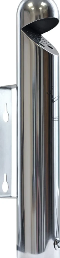 Cendrier avec toit inox 18/10 Ø 7,6 cm 46 cm - PROBBAX Best