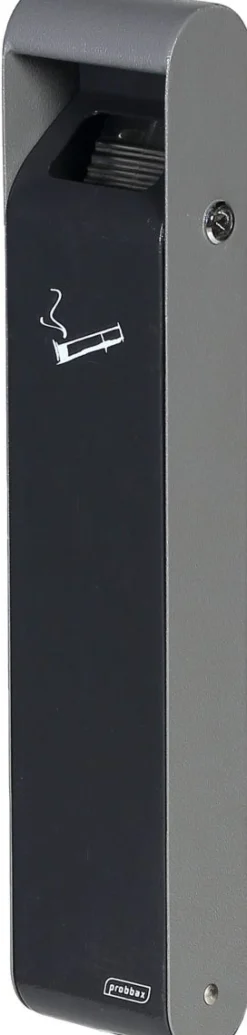 Cendrier mural acier 10x6,4x50 cm - PROBBAX Clearance