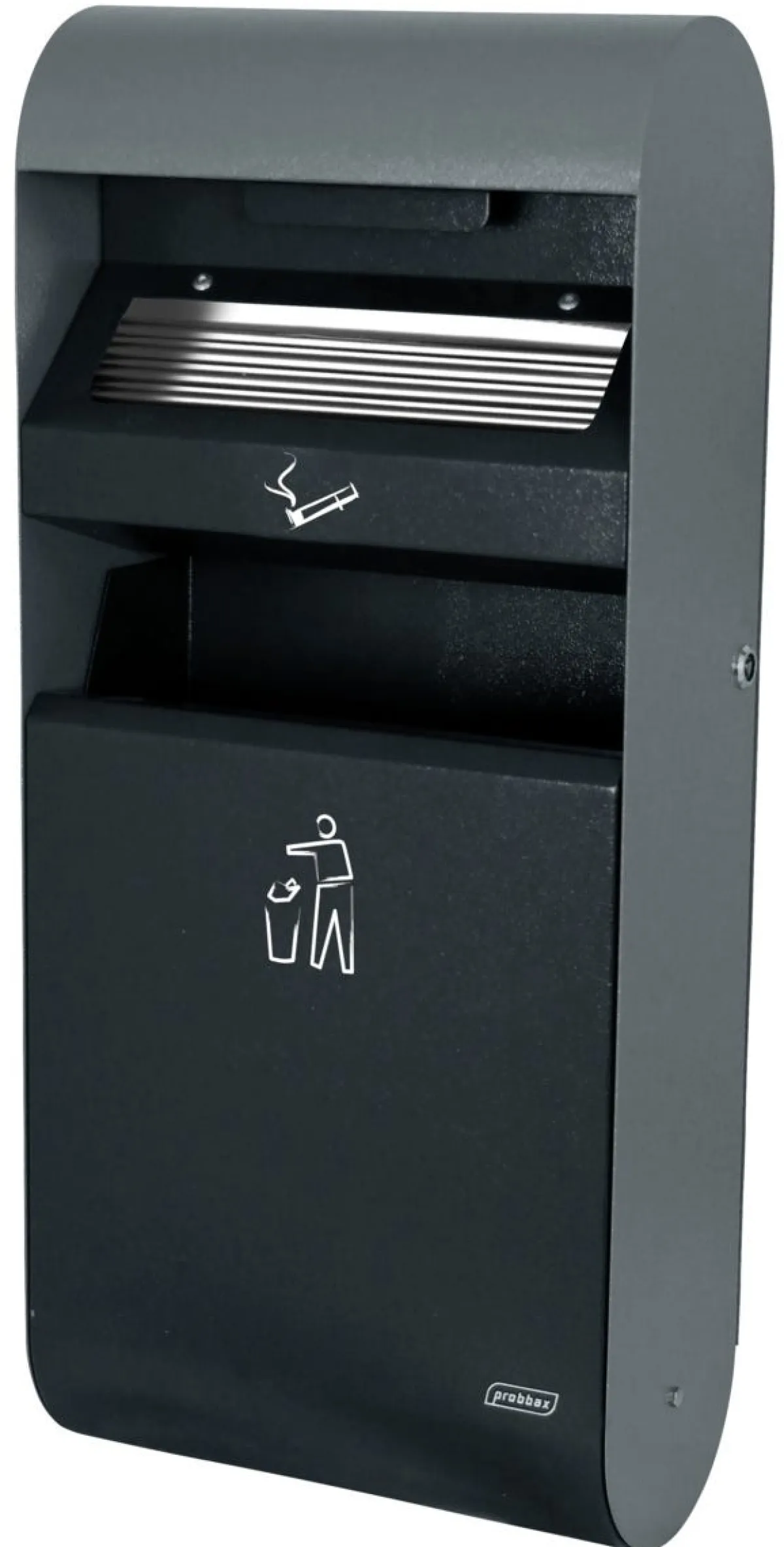 PROBBAX Cendrier mural acier 67x30x14 cm Sale