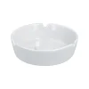RAK Cendrier rond blanc Ø 12 cm 3,5 cm Access New