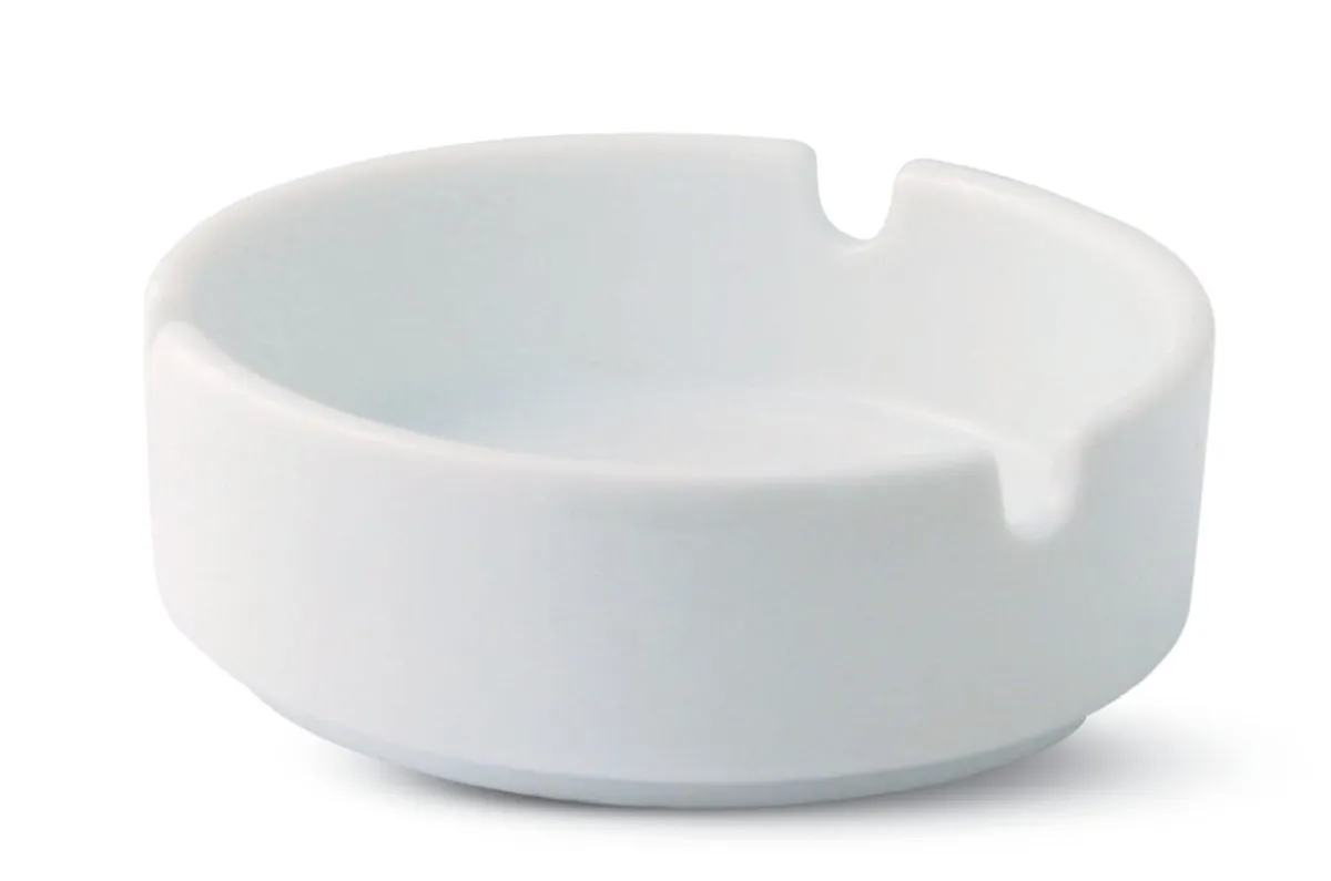 PRO.MUNDI Cendrier rond blanc porcelaine Ø 8,5 cm Best