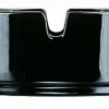 ARCOROC Cendrier rond noir verre trempé Ø 8,5 cm 3,5 cm Sale
