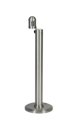 Cendrier sur pied aluminium Ø 30 cm 99 cm - PROBBAX Discount