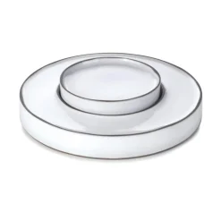 REVOL Centre de table rond blanc porcelaine culinaire Ø 27,5 cm  Caractère Outlet