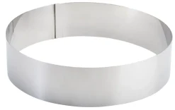 Cercle inox Sans revêtement Ø 24 cm 6 cm - PRO.COOKER Outlet