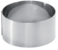 Cercle à mousse inox Sans revêtement Ø 7,5 cm 4 cm fixe - PRO.COOKER Sale