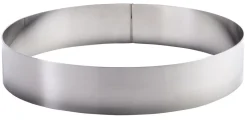 PRO.COOKER Cercle à mousse inox Sans revêtement Ø 24 cm 4,5 cm Discount