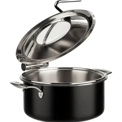 Chafing dish inox noir Ø 30,5 mm 34,5x39,5x17,5 cm 4 L Orbit - APS Discount