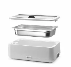 Chafing dish rectangulaire blanc 12,5 L - HENDI Clearance