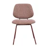 FLEXMOB Chaise bordeaux 80x50x58,2 cm Franck Clearance