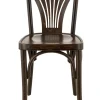 FLEXMOB Chaise brun foncé 80x42x50 cm Palma