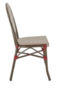 Chaise de terrasse bordeaux 90x41x56 cm Paris - FLEXMOB Hot