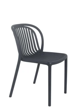 FLEXMOB Chaise de terrasse gris anthracite 78x51x57 cm Dubai Sale