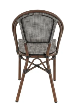 Chaise de terrasse gris 85x49x55 cm Reims - FLEXMOB Clearance