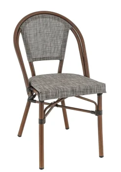 Chaise de terrasse gris 85x49x55 cm Reims - FLEXMOB Clearance