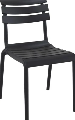 Chaise de terrasse noir 84x50x59 cm Penelope - FLEXMOB Best