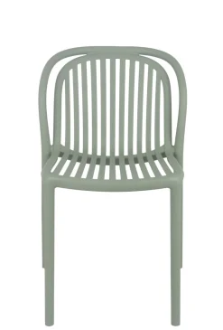 FLEXMOB Chaise de terrasse vert sauge 78x51x57 cm Dubai New