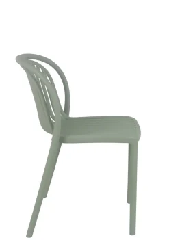 FLEXMOB Chaise de terrasse vert sauge 78x51x57 cm Dubai New