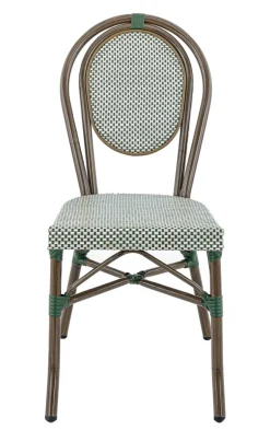 Chaise de terrasse vert 90x41x56 cm Paris - FLEXMOB Outlet