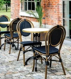 Chaise de terrasse vert 90x41x56 cm Paris - FLEXMOB Outlet