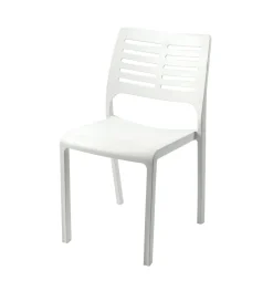 Aucune Chaise d'extérieur blanc