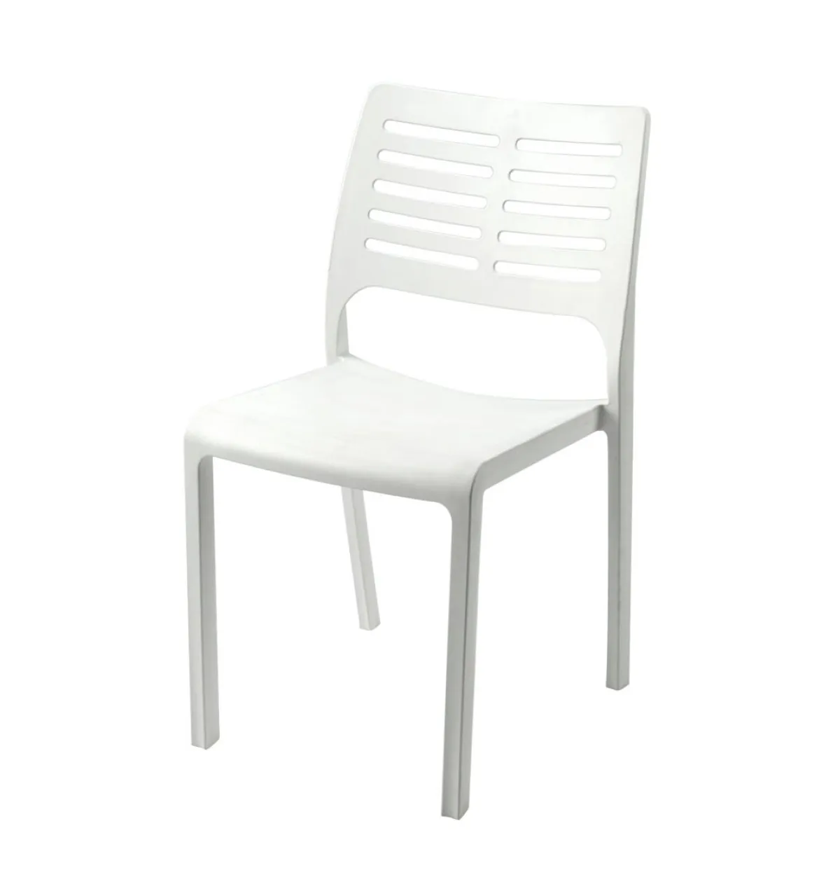 Aucune Chaise d'extérieur blanc