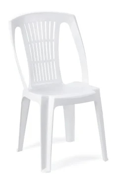 Aucune Chaise d'extérieur blanc Sale